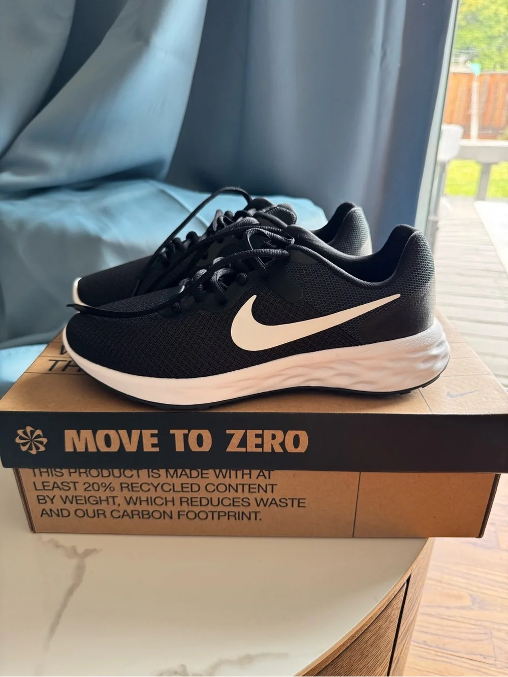 NEW Nike Revolution 6 NN Wide Women’s 6.5 Black Running Shoes